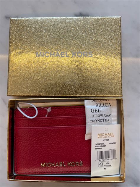 michael kors care card|michael kors cardholder.